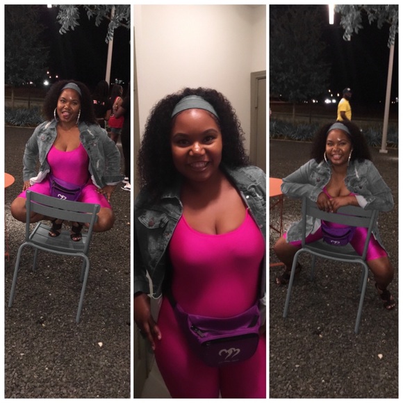 Hot pink one piece body suite! - Picture 2 of 6